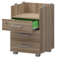 Каркас приставной тумбы Аргентум НТ-320 Дуб сафари